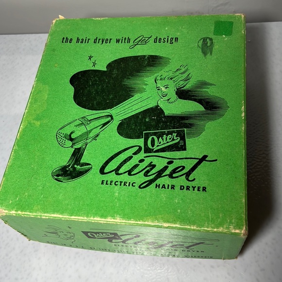 Oster Accents Vintage Oster Airjet Electric Hair Dryer Retro Made